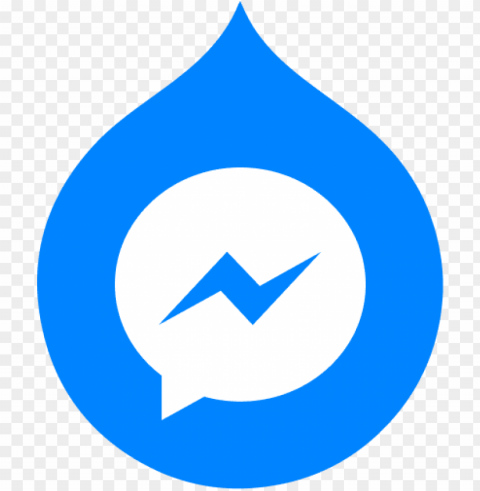 drupal fb messenger - social media messenger ico Isolated Design on Clear Transparent PNG