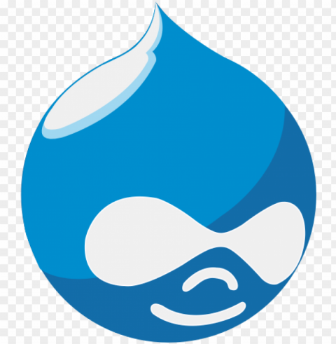 drupal logo Isolated Graphic on Clear Transparent PNG