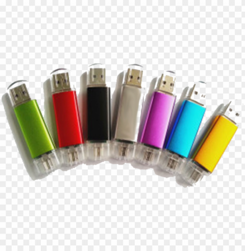 dual input flash drives with caps - flashdrive ot PNG images for mockups