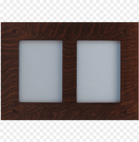 dual picture tenon wood frame - dual photo frames Isolated Design in Transparent Background PNG