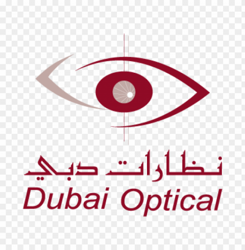dubai optical vector logo Clear Background PNG Isolated Item