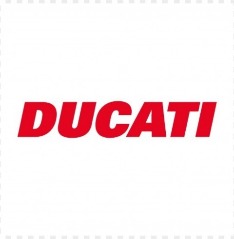 ducati logo wordmark vector download Isolated Subject in HighQuality Transparent PNG