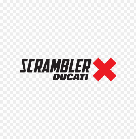 ducati scrambler logo vector PNG Image Isolated with Clear Transparency