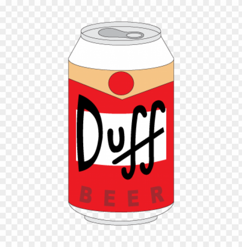 duff beer eps logo vector free Isolated Illustration in Transparent PNG
