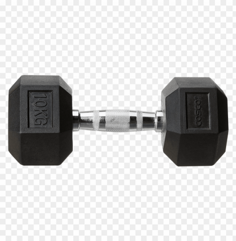 dumbbell CleanCut Background Isolated PNG Graphic