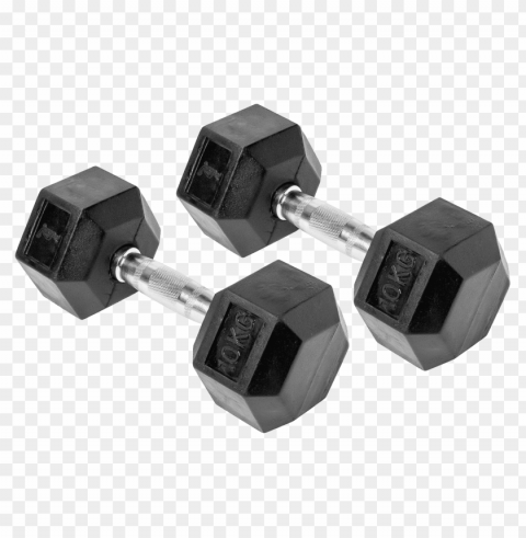 dumbbell Clear Background Isolated PNG Illustration