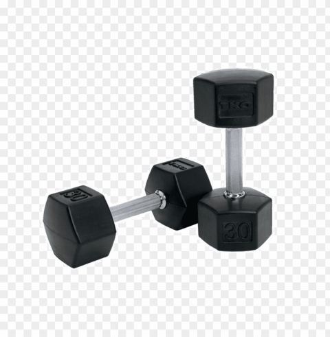 dumbbell Clear Background Isolated PNG Object