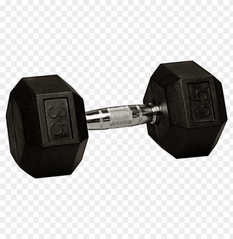 dumbbell Clear Background PNG Isolated Illustration