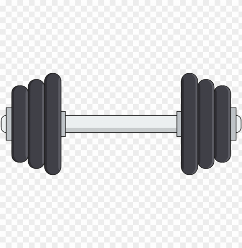 dumbbell weight training olympic weightlifting barbell - dumbbell clipart Isolated Subject in Transparent PNG