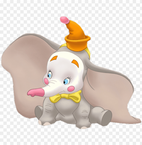 dumbo the elephant Isolated Character in Transparent PNG Format