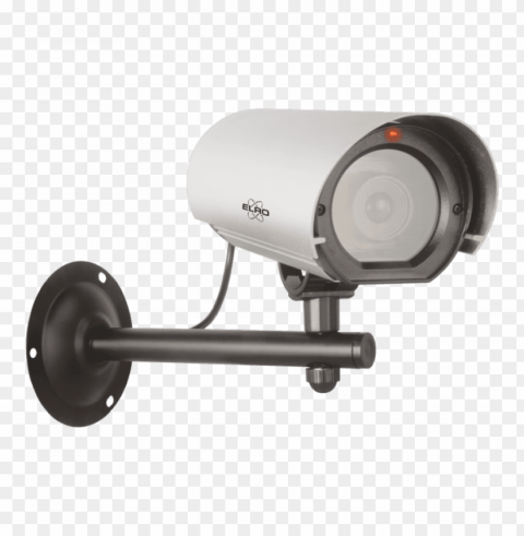 dummy outdoor camera with led flash light - dummy surveillance cameras Transparent Background Isolation in PNG Format