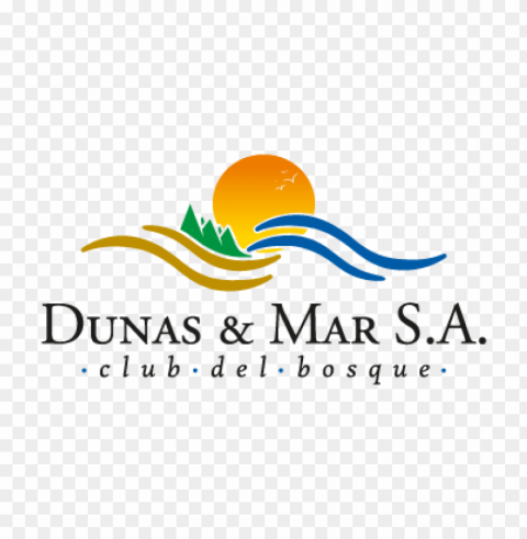 dunas&mar vector logo HighResolution PNG Isolated Artwork