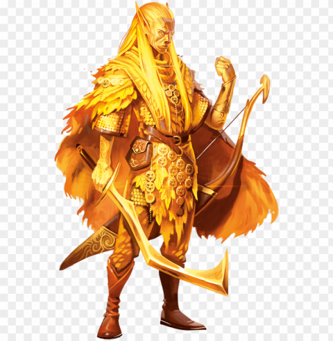 Dungeons And Dragons Fifth Edition Monsters - Dd Eladrin Elf Isolated PNG Element With Clear Transparency