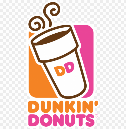 dunkin donuts logo - dunkin donuts logo official Isolated Graphic on Clear PNG