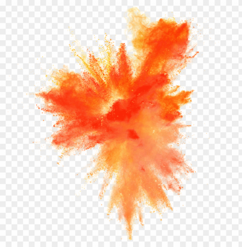 Dust Polvo Explosion Explosi - Orange Smoke Bomb PNG Images With High-quality Resolution