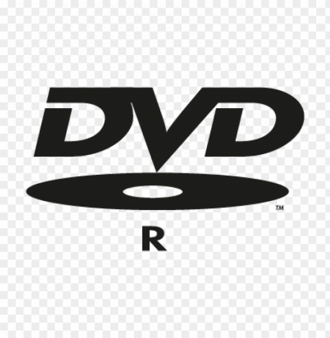 dvd r vector logo Isolated Character in Transparent PNG