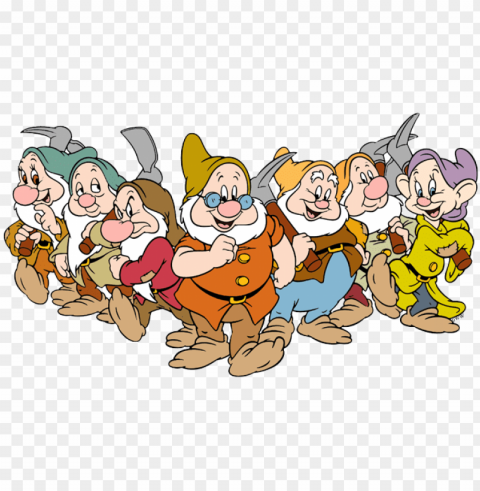 dwarf - 7 dwarfs clip art Isolated Subject with Transparent PNG