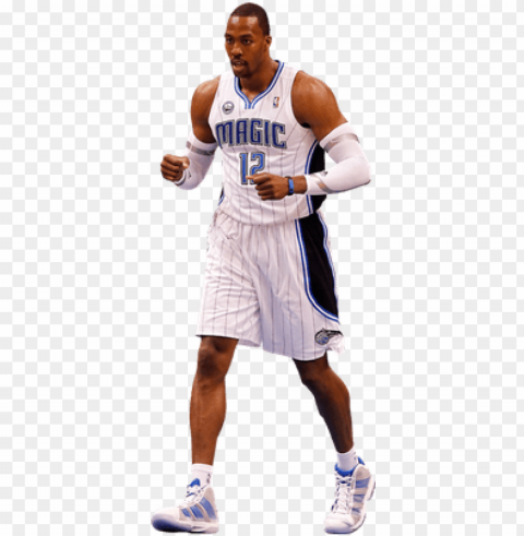 dwight howard walking - dwight howard magic High Resolution PNG Isolated Illustration