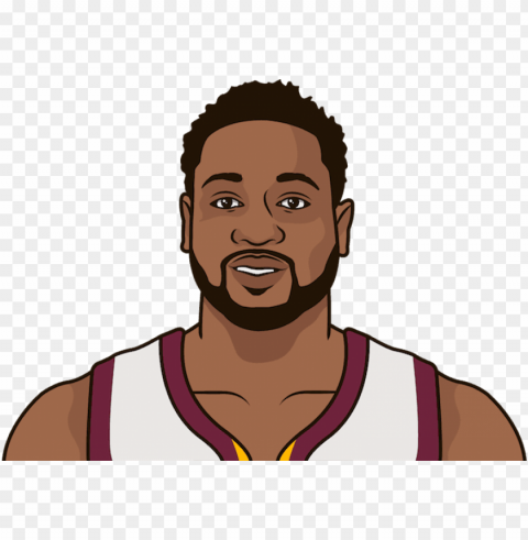 Dwyane Wade Now Has 210 Career Games With At Least - Michael Jordan Cartoon Face PNG Images With Transparent Canvas