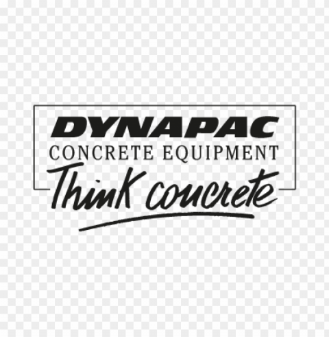 dynapac concrete equipment vector logo HighQuality Transparent PNG Isolated Object