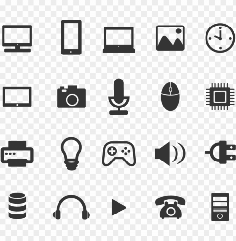 e tecnologia PNG files with no background bundle