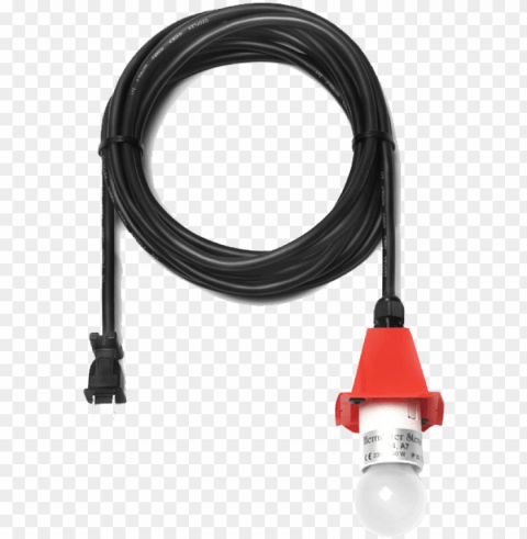 e26 outdoor cable with plug in 5m red - moravian star PNG transparent pictures for editing