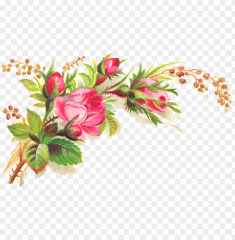 each flower rose clip art - transparent flowers PNG files with no background free