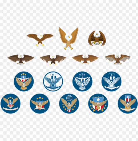 eagle logo icon animal emblem logot - โลโก นก อนทรย Transparent PNG images for graphic design