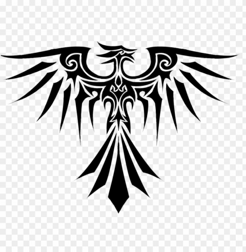 Eagle Tattoo Isolated Artwork In Transparent PNG