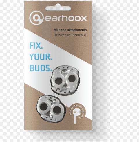 earhoox for earpods & airpods - earhoox 300-wh 20 - for apple ear pods & air pods Clear background PNG images comprehensive package