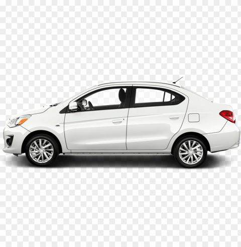 earl white 2018 mitsubishi mirage g4 exterior 360 - mercedes c200 coupe for sale Clear Background PNG Isolated Graphic Design