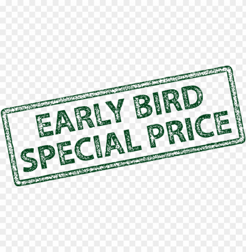 Early Bird Tickets Now On Sale Isolated Subject With Clear Transparent PNG