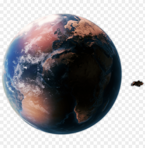 earth - earth from space Clear Background Isolated PNG Object