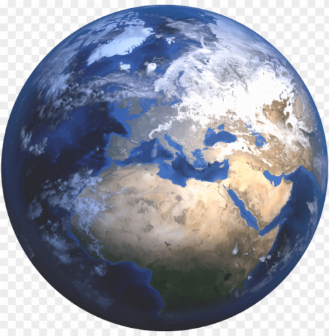 earth the blue marble desert planet - blue planet vector Isolated Artwork with Clear Background in PNG