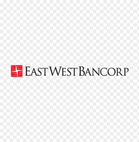 east west bancorp vector logo Isolated Object with Transparent Background in PNG