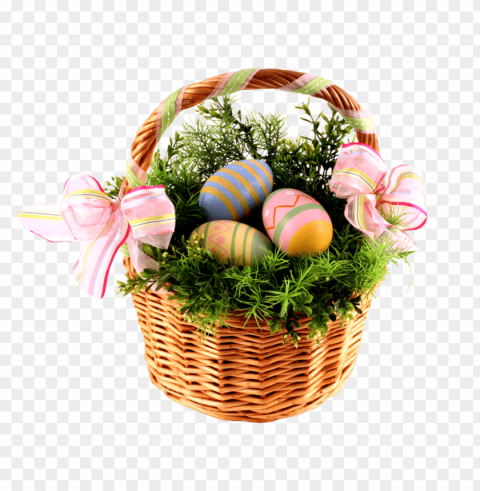 easter basket eggs High-quality PNG images with transparency