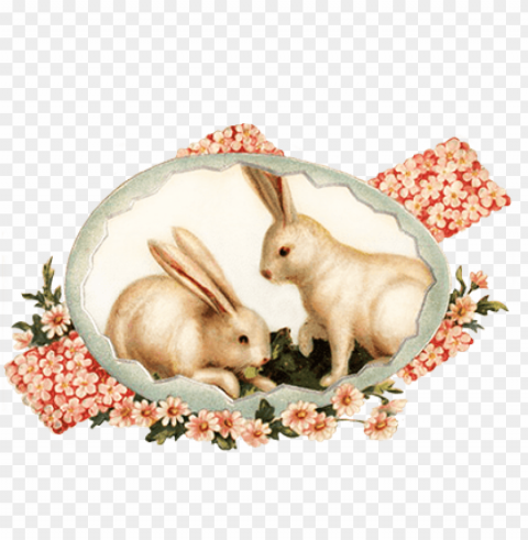 easter bunnies vintage High-resolution PNG images with transparency PNG transparent with Clear Background ID f7c1a532