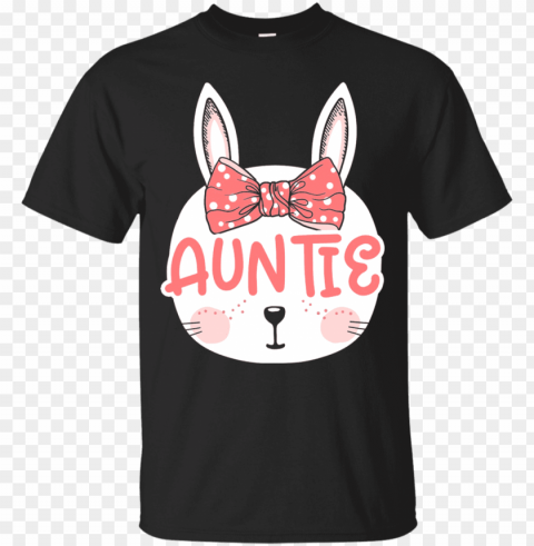 easter bunny auntie pink easter sunday t-shirt - shirt PNG for Photoshop