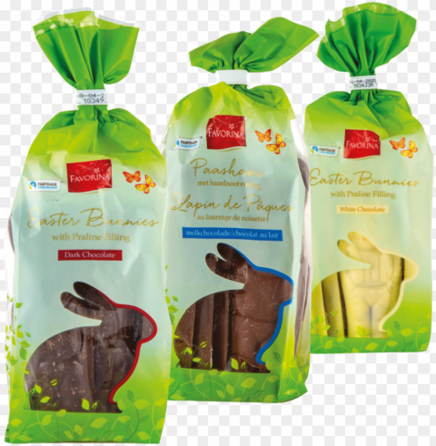 easter bunny pralines - chocolate PNG images with transparent layer