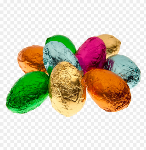 Easter Chocolate Eggs Close Up High-resolution PNG Images With Transparent Background