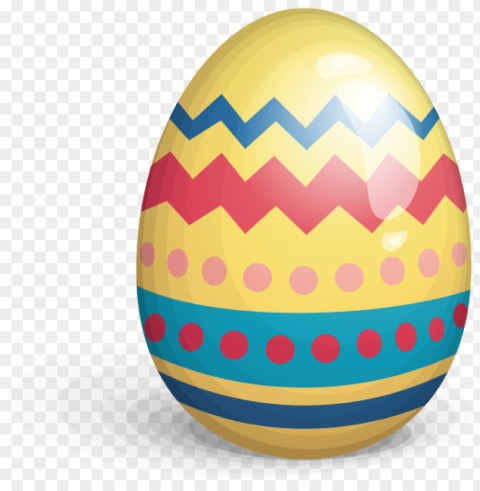 Easter Egg Yellow High-resolution Transparent PNG Images Set