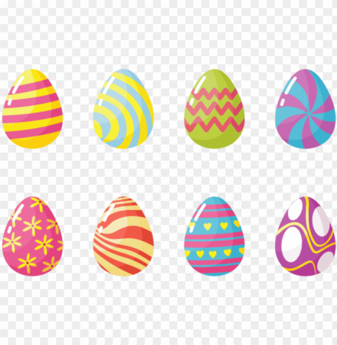 easter eggs icons vector - easter egg vector Transparent PNG images database