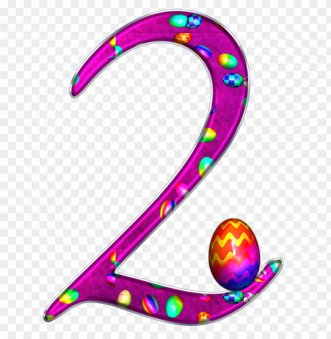 easter theme number 2 PNG images with transparent elements