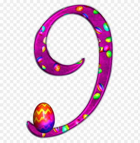 easter theme number 9 PNG images without licensing