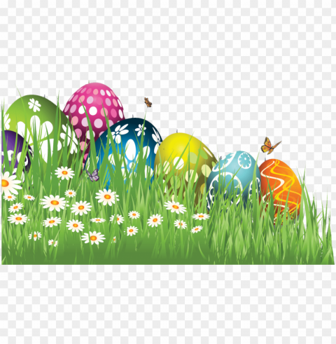 eastereggs - easter eggs in grass PNG graphics for free