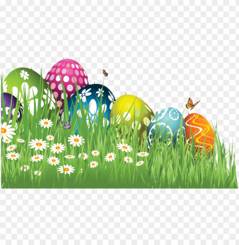 Eastereggs - Easter Eggs In Grass PNG Graphics For Free