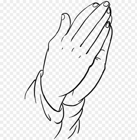 easy drawing guides on twitter - praying hands drawing easy PNG Isolated Subject with Transparency