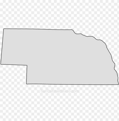 ebraska map outline shape state stencil clip art scroll - shape of nebraska state Transparent graphics PNG