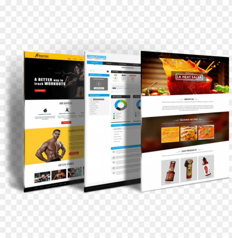 ecommerce website design - web development company website desi Transparent PNG images set