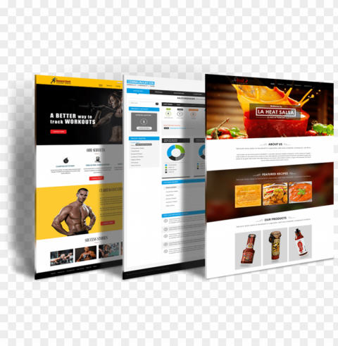 Ecommerce Website Design - Web Development Company Website Desi Transparent PNG Images Set